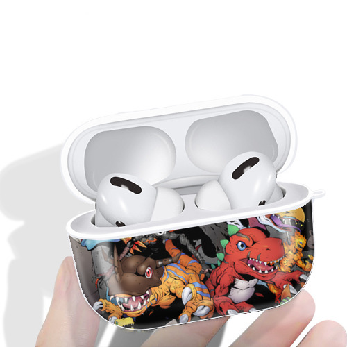 Digimon デジタルモンスター/デジモン 【AirPods Pro用】ハードシェル保護ケース 耐衝撃・防指紋・カラビナ付き商品仕様