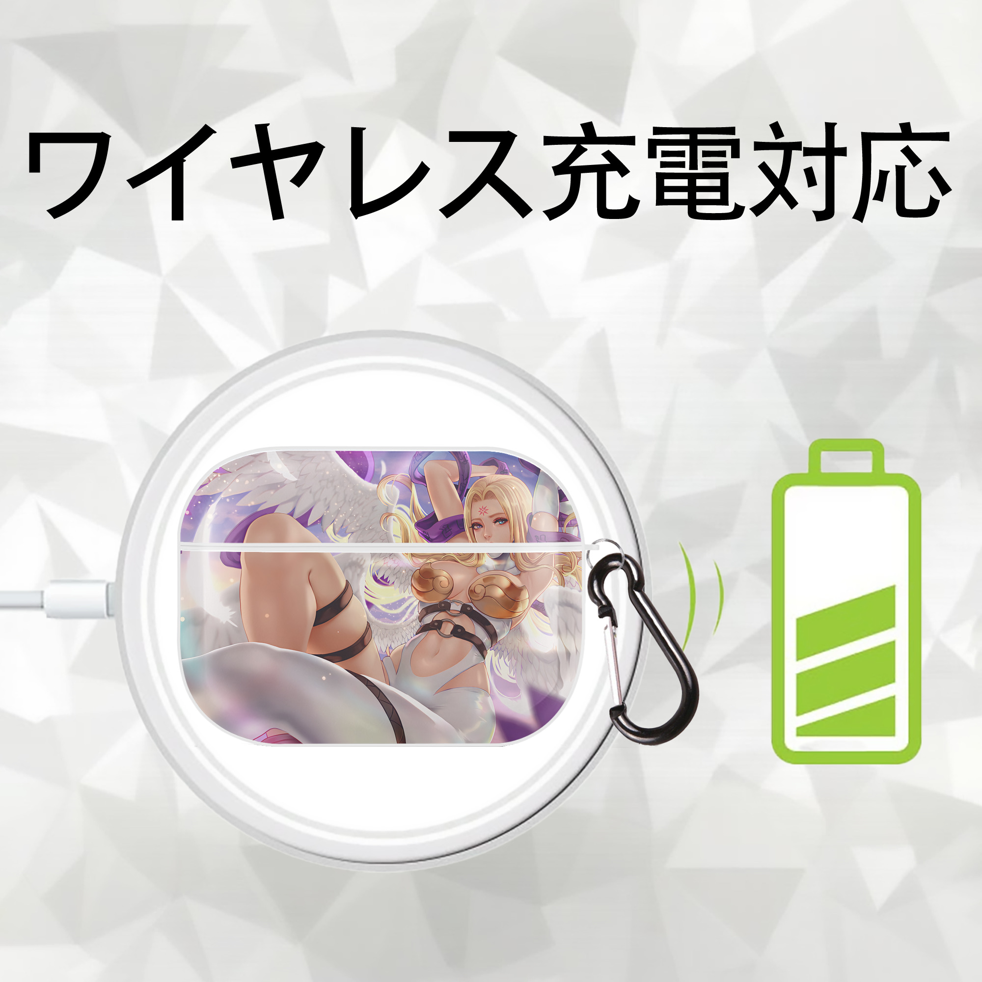 Digimon デジタルモンスター/デジモン 【AirPods Pro用】ハードシェル保護ケース 耐衝撃・防指紋・カラビナ付き商品仕様