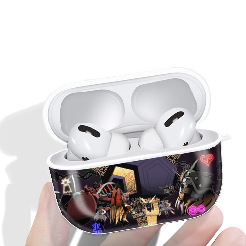 Digimon デジタルモンスター/デジモン 【AirPods Pro用】ハードシェル保護ケース 耐衝撃・防指紋・カラビナ付き商品仕様