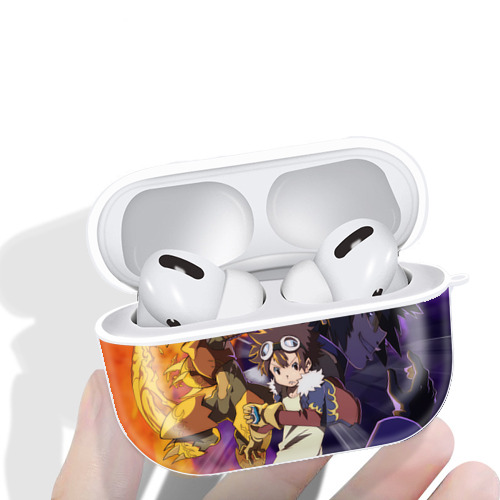 Digimon デジタルモンスター/デジモン 【AirPods Pro用】ハードシェル保護ケース 耐衝撃・防指紋・カラビナ付き商品仕様