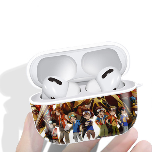 Digimon デジタルモンスター/デジモン 【AirPods Pro用】ハードシェル保護ケース 耐衝撃・防指紋・カラビナ付き商品仕様