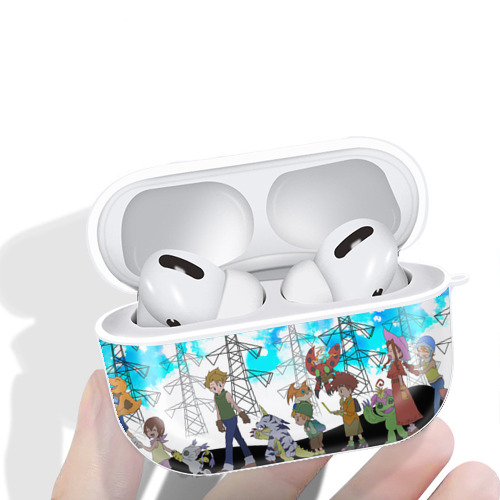 Digimon デジタルモンスター/デジモン 【AirPods Pro用】ハードシェル保護ケース 耐衝撃・防指紋・カラビナ付き商品仕様