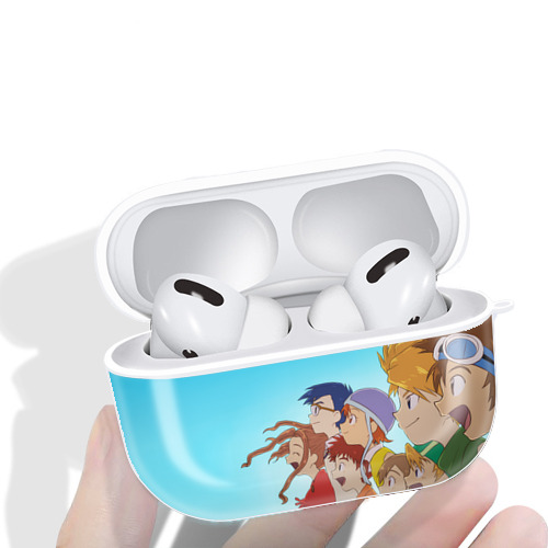 Digimon デジタルモンスター/デジモン 【AirPods Pro用】ハードシェル保護ケース 耐衝撃・防指紋・カラビナ付き商品仕様