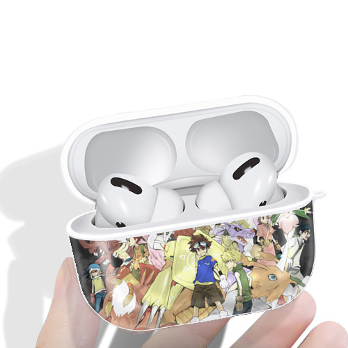 Digimon デジタルモンスター/デジモン 【AirPods Pro用】ハードシェル保護ケース 耐衝撃・防指紋・カラビナ付き商品仕様
