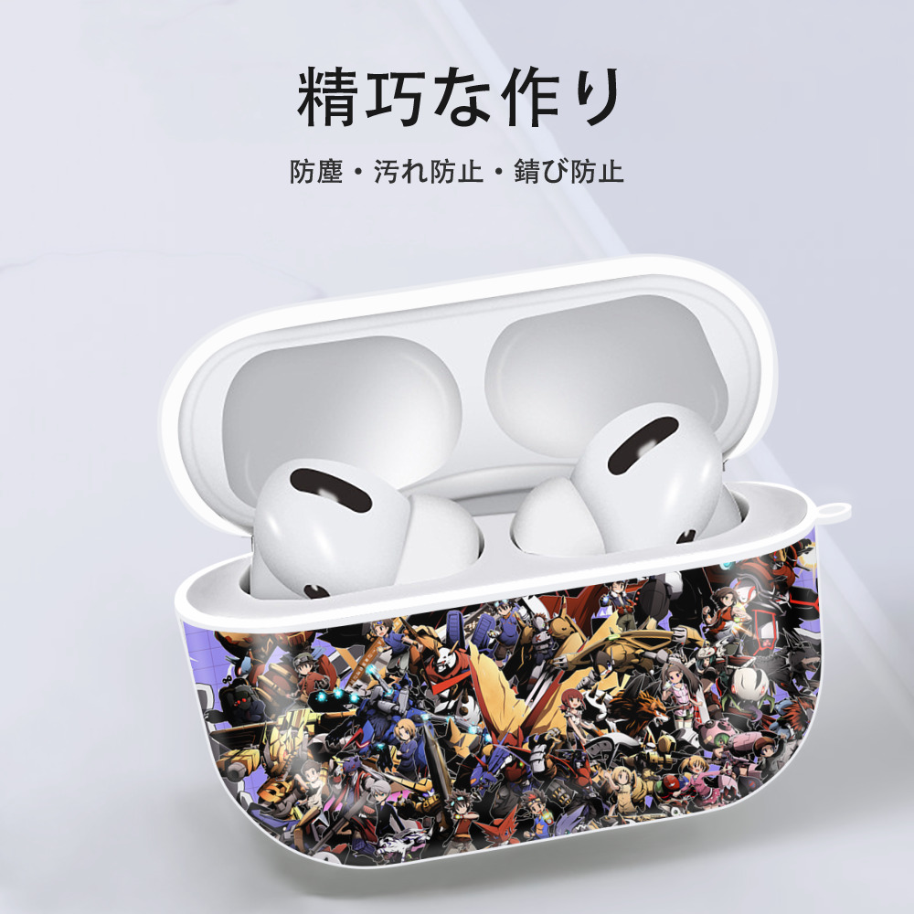 Digimon デジタルモンスター/デジモン 【AirPods Pro用】ハードシェル保護ケース 耐衝撃・防指紋・カラビナ付き商品仕様