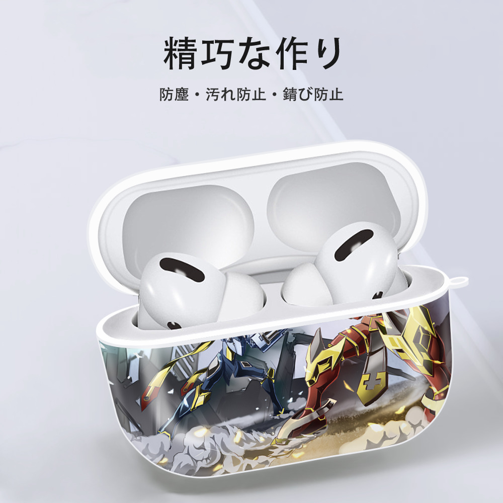 Digimon デジタルモンスター/デジモン 【AirPods Pro用】ハードシェル保護ケース 耐衝撃・防指紋・カラビナ付き商品仕様