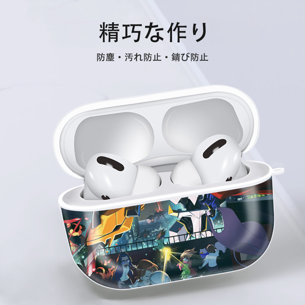 Digimon デジタルモンスター/デジモン 【AirPods Pro用】ハードシェル保護ケース 耐衝撃・防指紋・カラビナ付き商品仕様