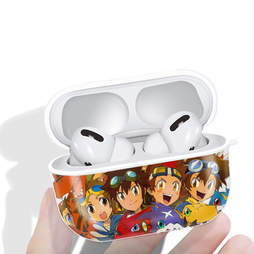 Digimon デジタルモンスター/デジモン 【AirPods Pro用】ハードシェル保護ケース 耐衝撃・防指紋・カラビナ付き商品仕様
