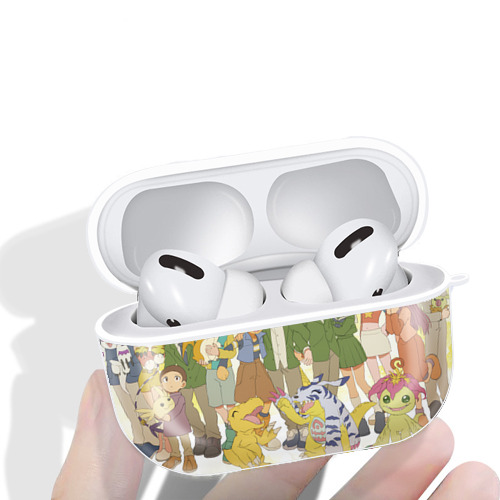 Digimon デジタルモンスター/デジモン 【AirPods Pro用】ハードシェル保護ケース 耐衝撃・防指紋・カラビナ付き商品仕様