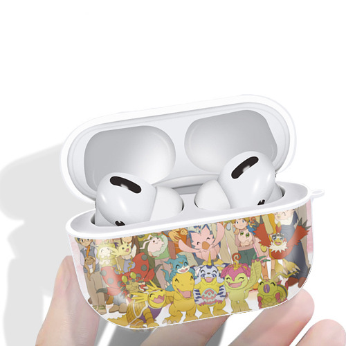Digimon デジタルモンスター/デジモン 【AirPods Pro用】ハードシェル保護ケース 耐衝撃・防指紋・カラビナ付き商品仕様