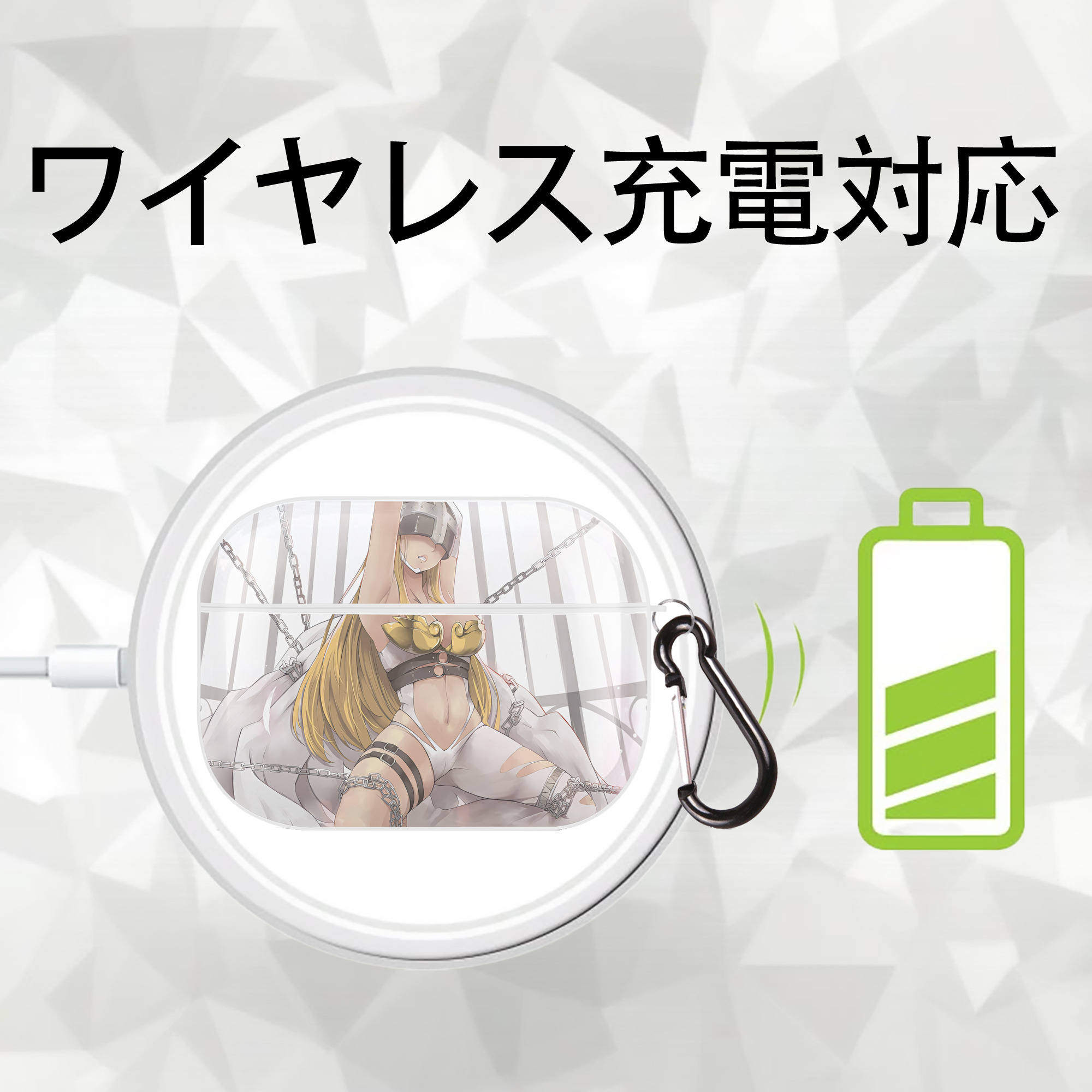 Digimon デジタルモンスター/デジモン 【AirPods Pro用】ハードシェル保護ケース 耐衝撃・防指紋・カラビナ付き商品仕様
