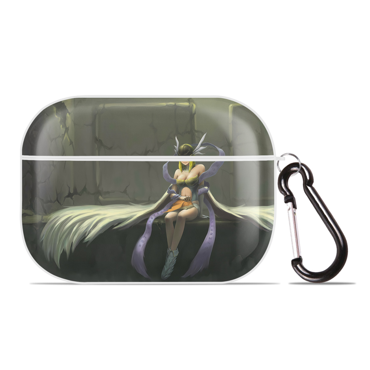 （画像用） Digimon デジタルモンスター/デジモン 【AirPods Pro用】ハードシェル保護ケース 耐衝撃・防指紋・カラビナ付き商品仕様