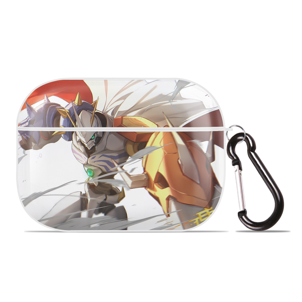 （画像用） Digimon デジタルモンスター/デジモン 【AirPods Pro用】ハードシェル保護ケース 耐衝撃・防指紋・カラビナ付き商品仕様