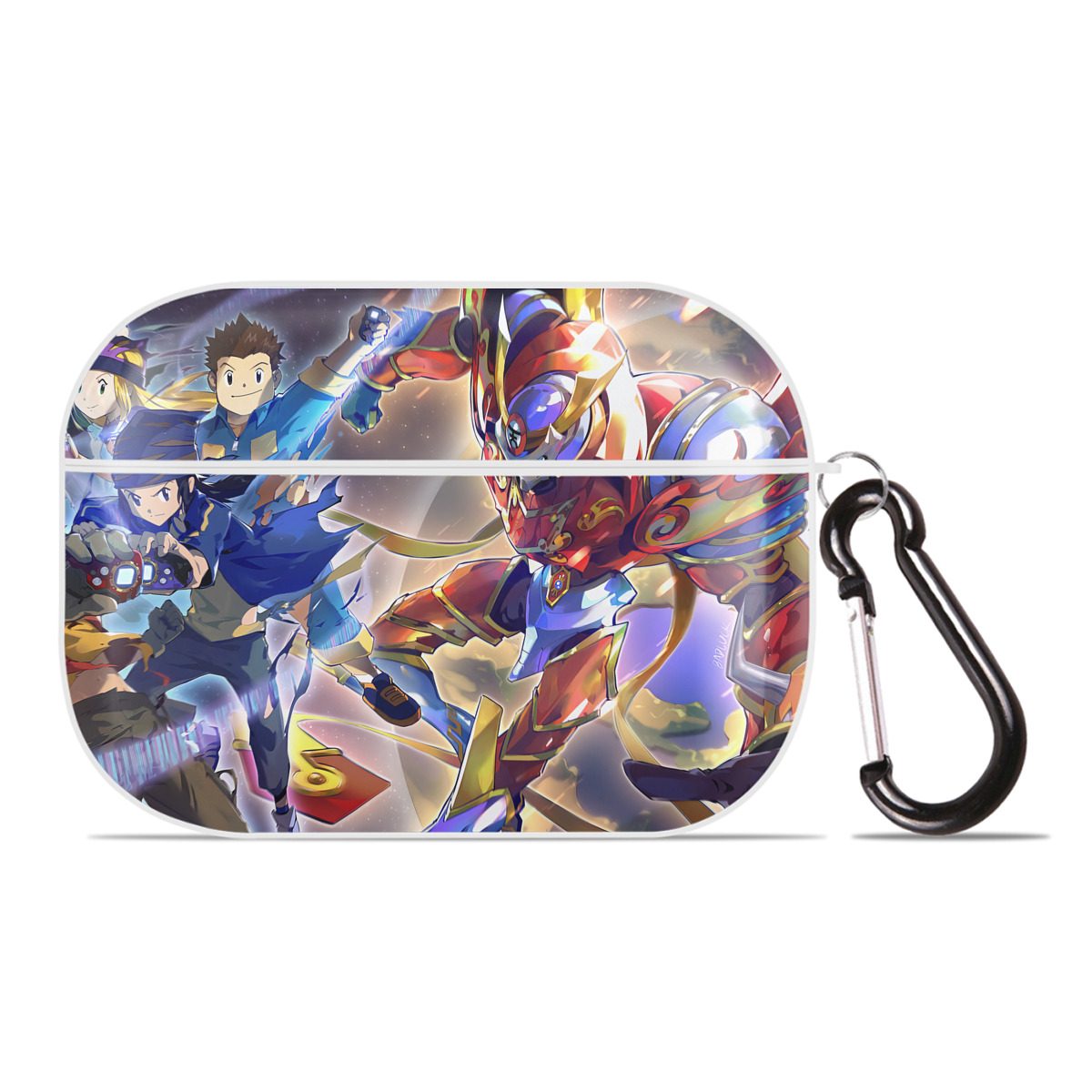 （画像用） Digimon デジタルモンスター/デジモン 【AirPods Pro用】ハードシェル保護ケース 耐衝撃・防指紋・カラビナ付き商品仕様