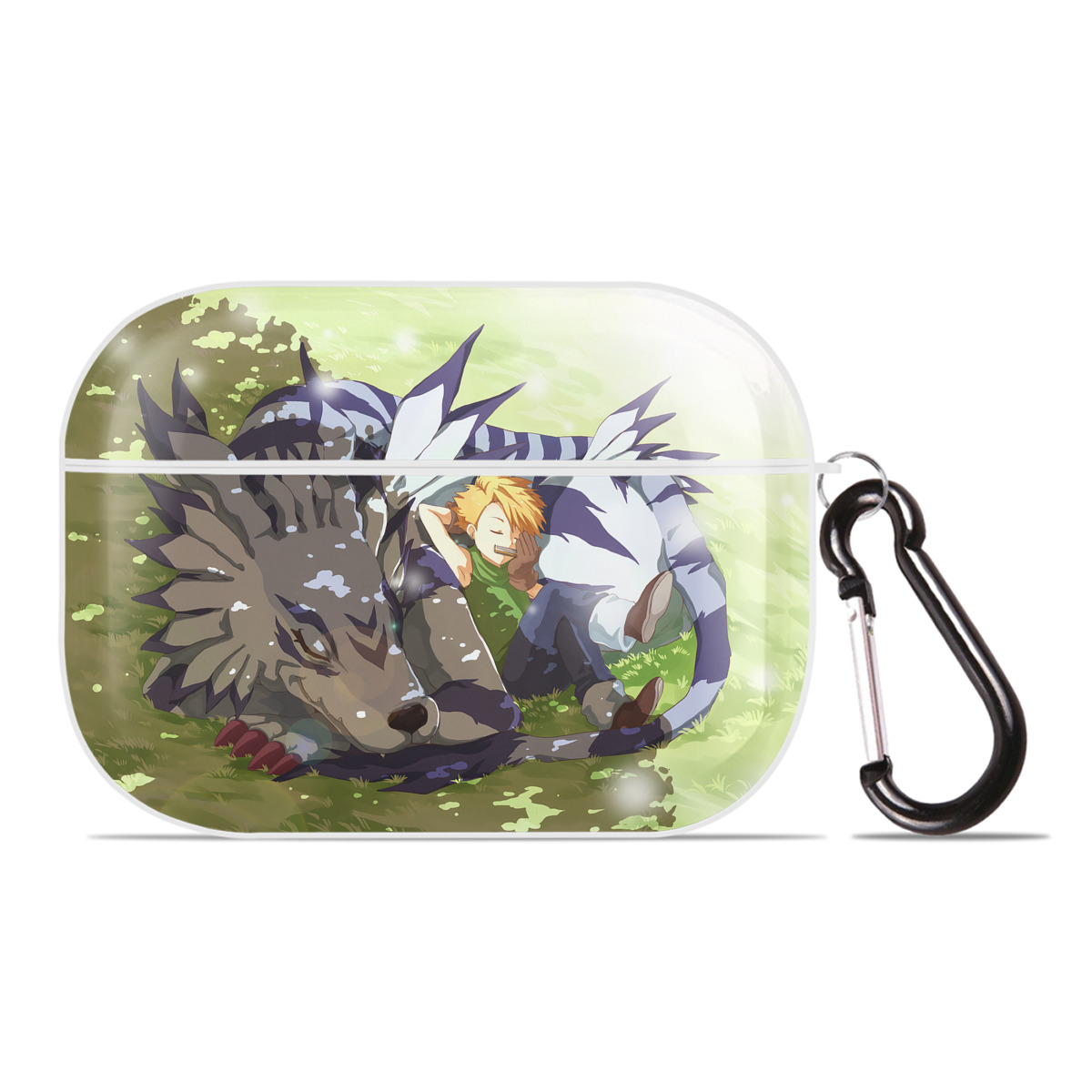（画像用） Digimon デジタルモンスター/デジモン 【AirPods Pro用】ハードシェル保護ケース 耐衝撃・防指紋・カラビナ付き商品仕様