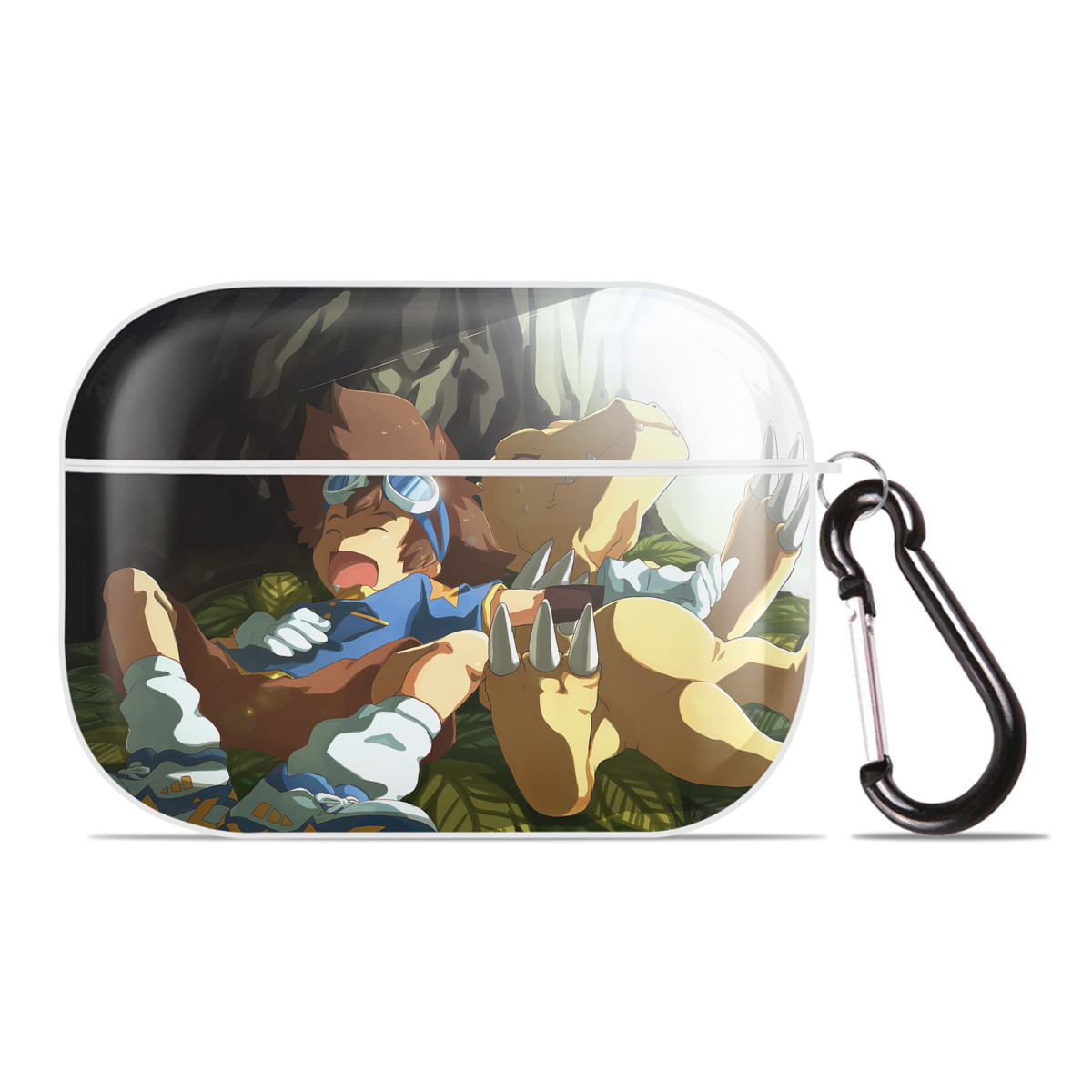 （画像用） Digimon デジタルモンスター/デジモン 【AirPods Pro用】ハードシェル保護ケース 耐衝撃・防指紋・カラビナ付き商品仕様