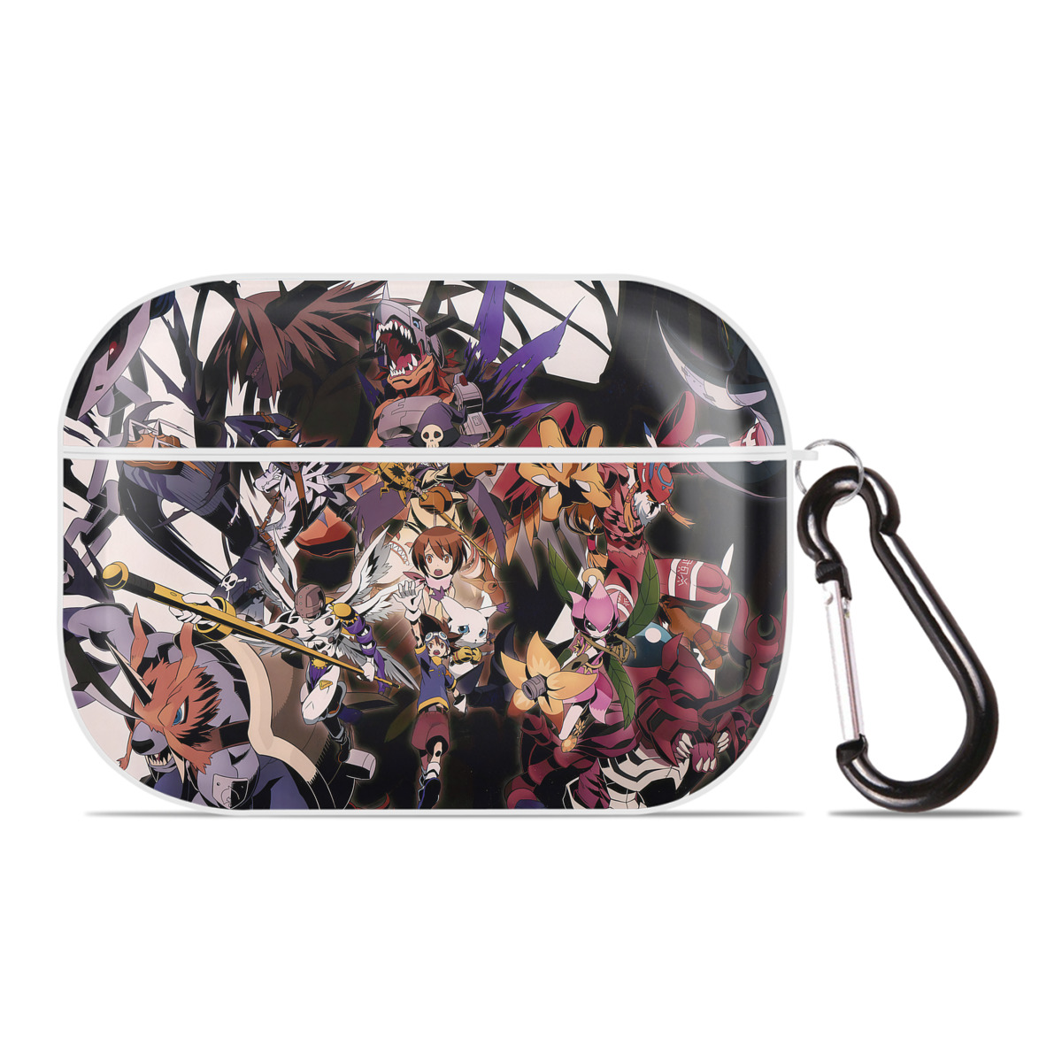 （画像用） Digimon デジタルモンスター/デジモン 【AirPods Pro用】ハードシェル保護ケース 耐衝撃・防指紋・カラビナ付き商品仕様