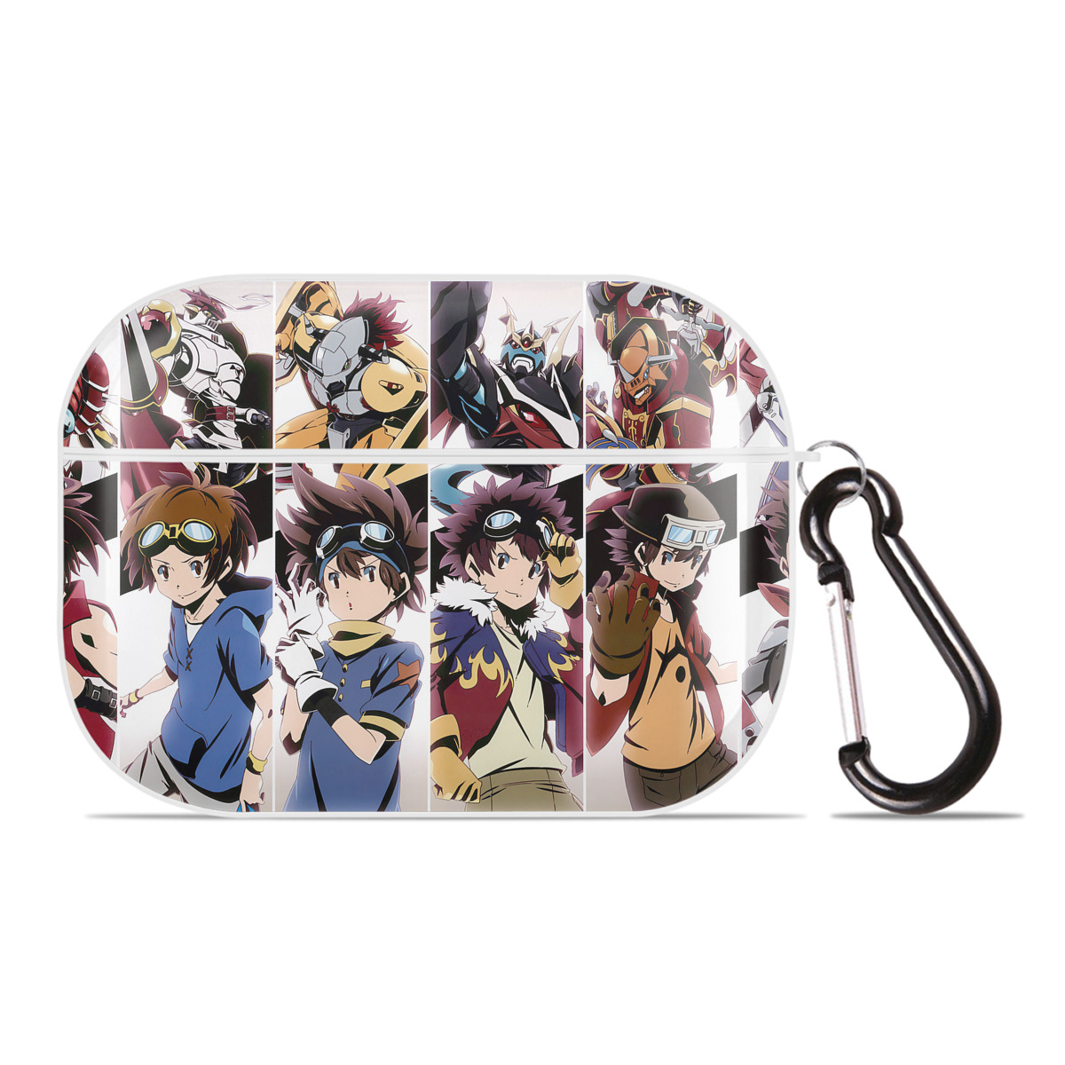 （画像用） Digimon デジタルモンスター/デジモン 【AirPods Pro用】ハードシェル保護ケース 耐衝撃・防指紋・カラビナ付き商品仕様