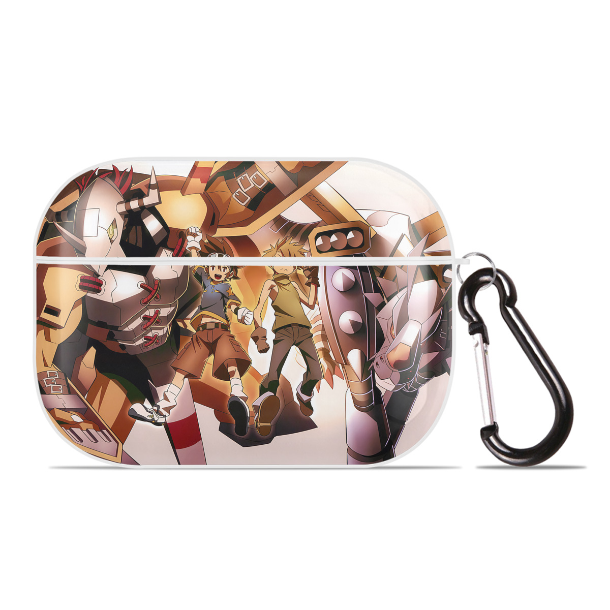 （画像用） Digimon デジタルモンスター/デジモン 【AirPods Pro用】ハードシェル保護ケース 耐衝撃・防指紋・カラビナ付き商品仕様