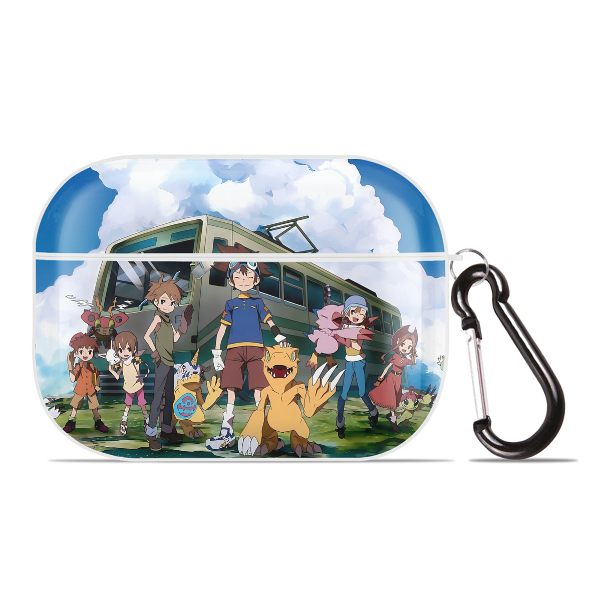 （画像用） Digimon デジタルモンスター/デジモン 【AirPods Pro用】ハードシェル保護ケース 耐衝撃・防指紋・カラビナ付き商品仕様