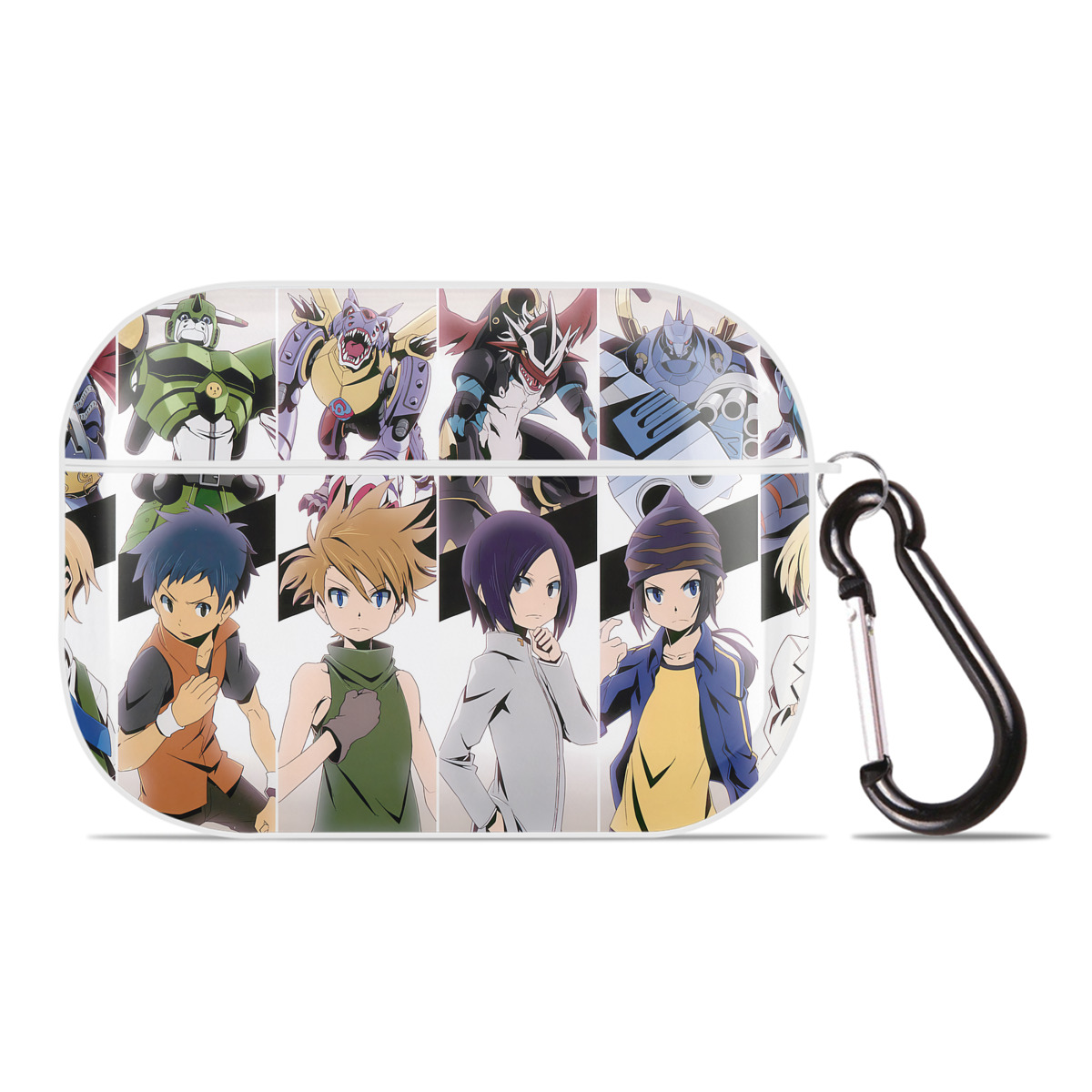 （画像用） Digimon デジタルモンスター/デジモン 【AirPods Pro用】ハードシェル保護ケース 耐衝撃・防指紋・カラビナ付き商品仕様