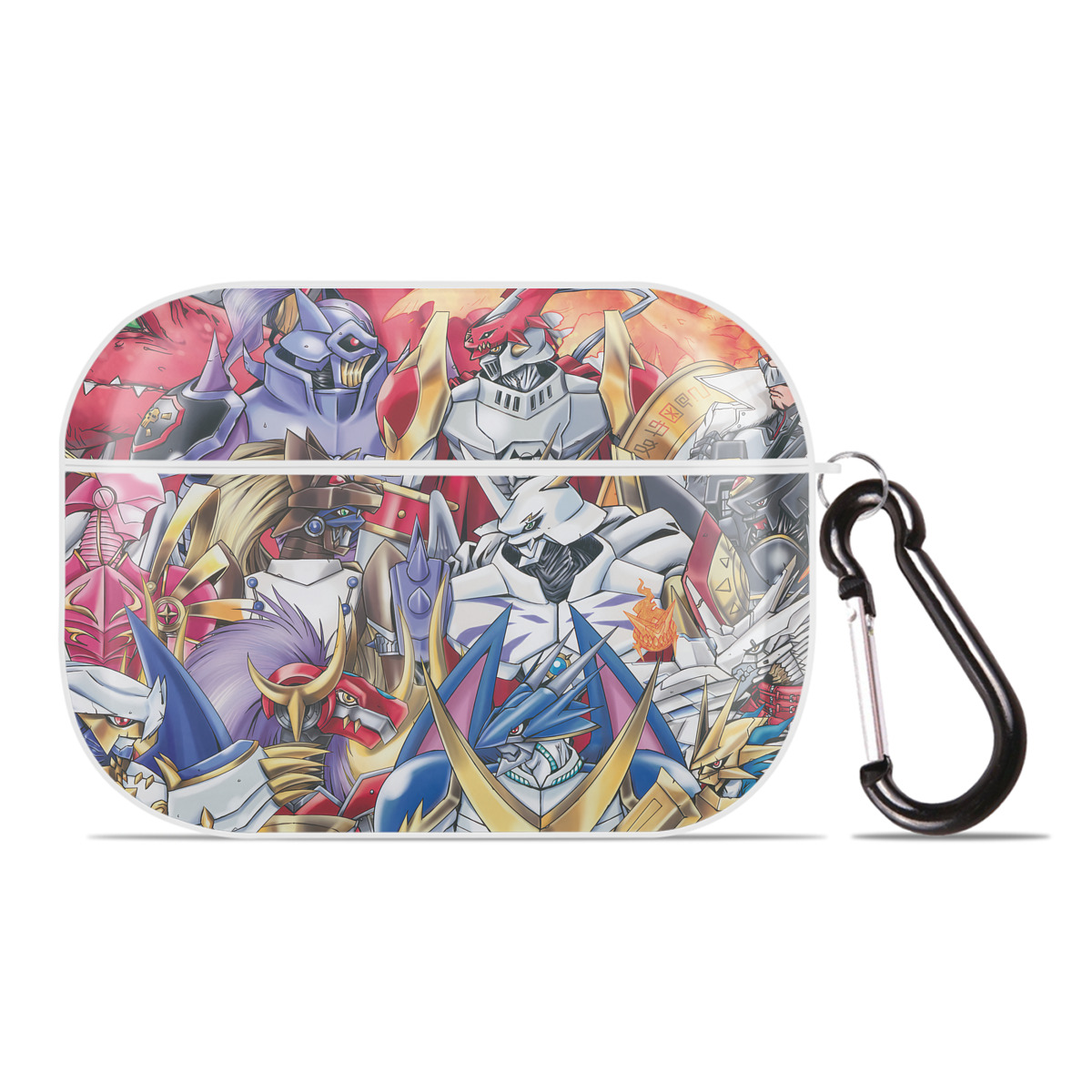 （画像用） Digimon デジタルモンスター/デジモン 【AirPods Pro用】ハードシェル保護ケース 耐衝撃・防指紋・カラビナ付き商品仕様
