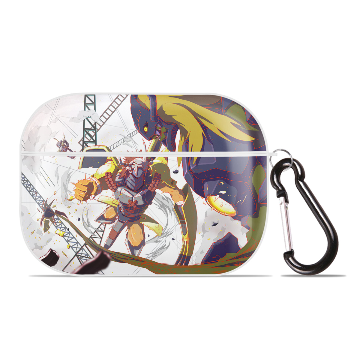 （画像用） Digimon デジタルモンスター/デジモン 【AirPods Pro用】ハードシェル保護ケース 耐衝撃・防指紋・カラビナ付き商品仕様