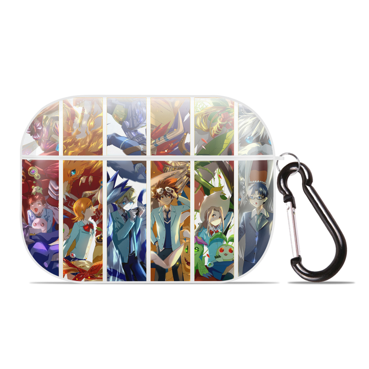 （画像用） Digimon デジタルモンスター/デジモン 【AirPods Pro用】ハードシェル保護ケース 耐衝撃・防指紋・カラビナ付き商品仕様