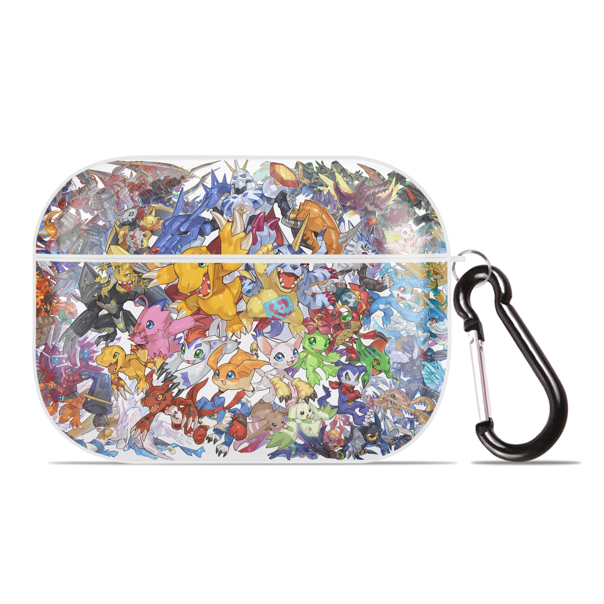 （画像用） Digimon デジタルモンスター/デジモン 【AirPods Pro用】ハードシェル保護ケース 耐衝撃・防指紋・カラビナ付き商品仕様