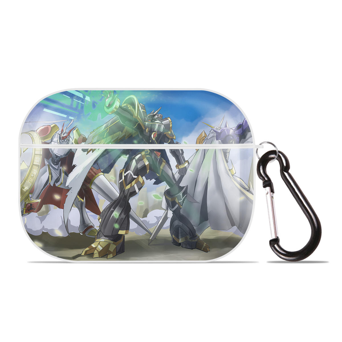 （画像用） Digimon デジタルモンスター/デジモン 【AirPods Pro用】ハードシェル保護ケース 耐衝撃・防指紋・カラビナ付き商品仕様