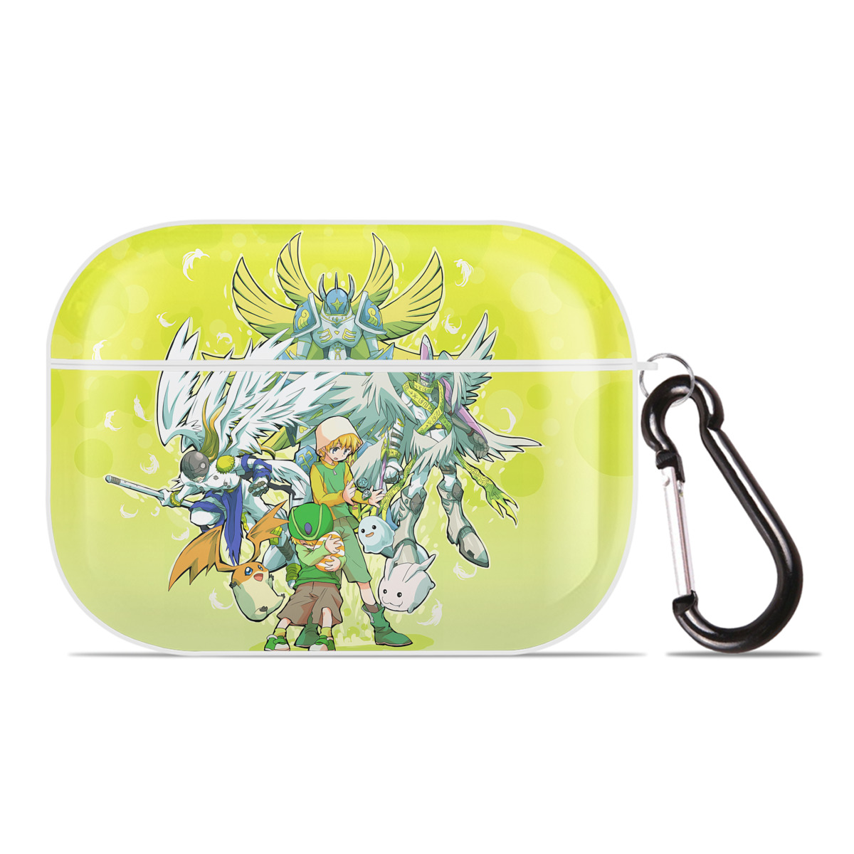（画像用） Digimon デジタルモンスター/デジモン 【AirPods Pro用】ハードシェル保護ケース 耐衝撃・防指紋・カラビナ付き商品仕様