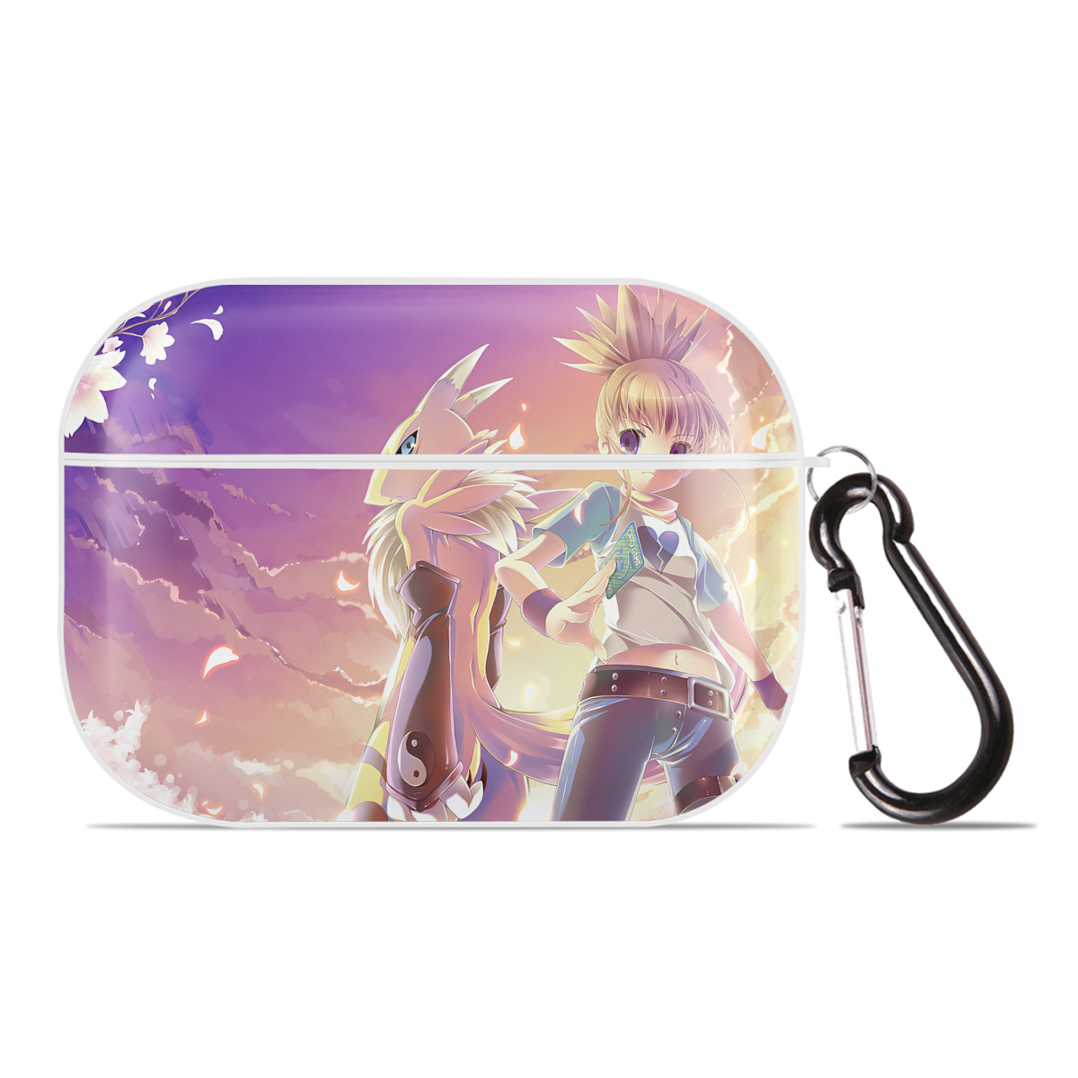 （画像用） Digimon デジタルモンスター/デジモン 【AirPods Pro用】ハードシェル保護ケース 耐衝撃・防指紋・カラビナ付き商品仕様