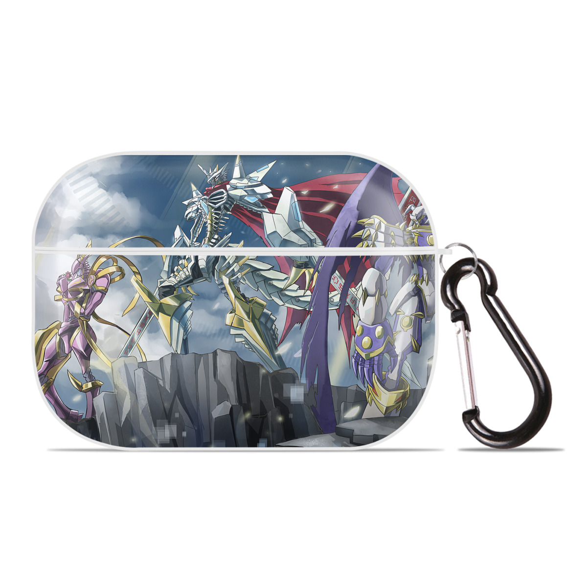 （画像用） Digimon デジタルモンスター/デジモン 【AirPods Pro用】ハードシェル保護ケース 耐衝撃・防指紋・カラビナ付き商品仕様
