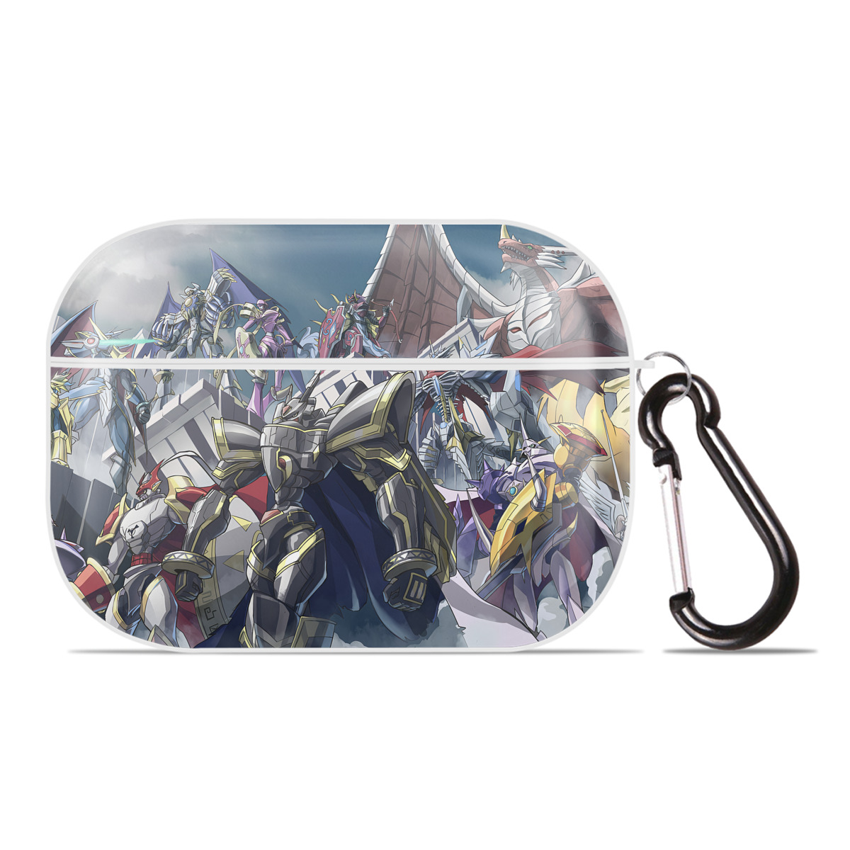 （画像用） Digimon デジタルモンスター/デジモン 【AirPods Pro用】ハードシェル保護ケース 耐衝撃・防指紋・カラビナ付き商品仕様