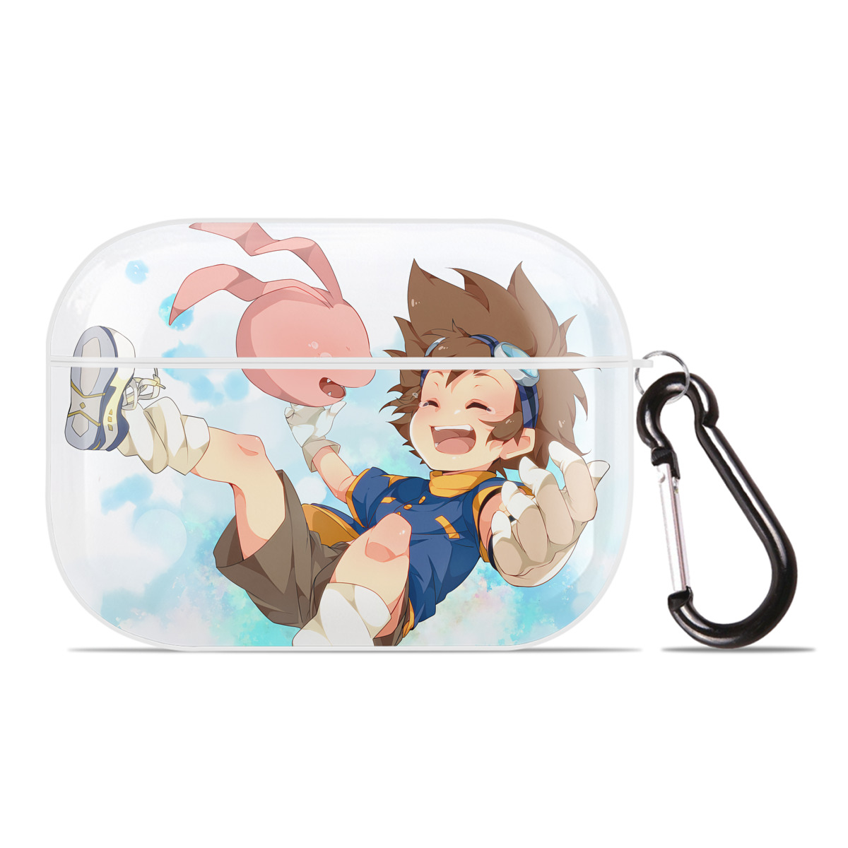（画像用） Digimon デジタルモンスター/デジモン 【AirPods Pro用】ハードシェル保護ケース 耐衝撃・防指紋・カラビナ付き商品仕様
