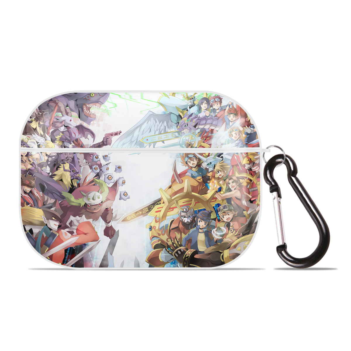 （画像用） Digimon デジタルモンスター/デジモン 【AirPods Pro用】ハードシェル保護ケース 耐衝撃・防指紋・カラビナ付き商品仕様