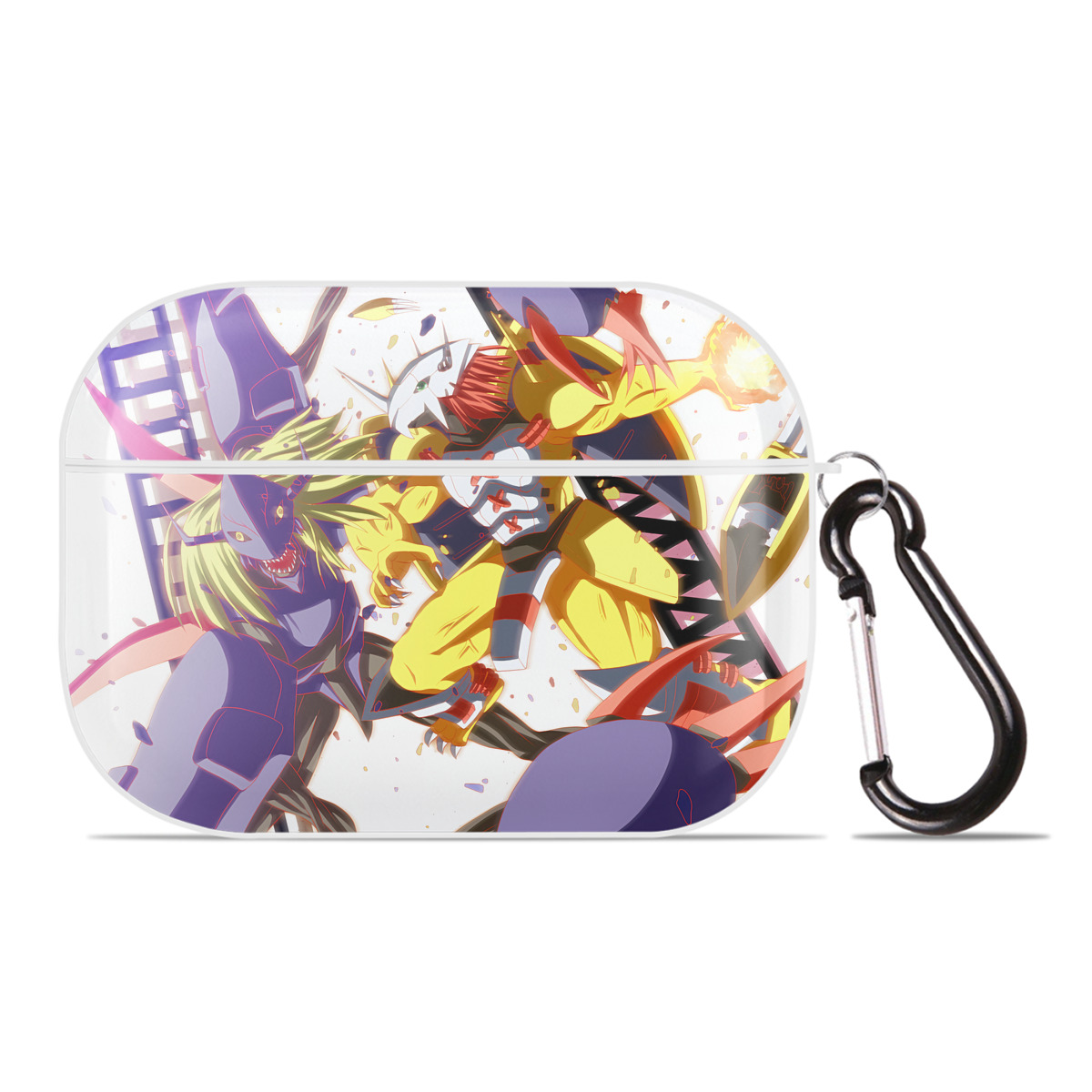 （画像用） Digimon デジタルモンスター/デジモン 【AirPods Pro用】ハードシェル保護ケース 耐衝撃・防指紋・カラビナ付き商品仕様