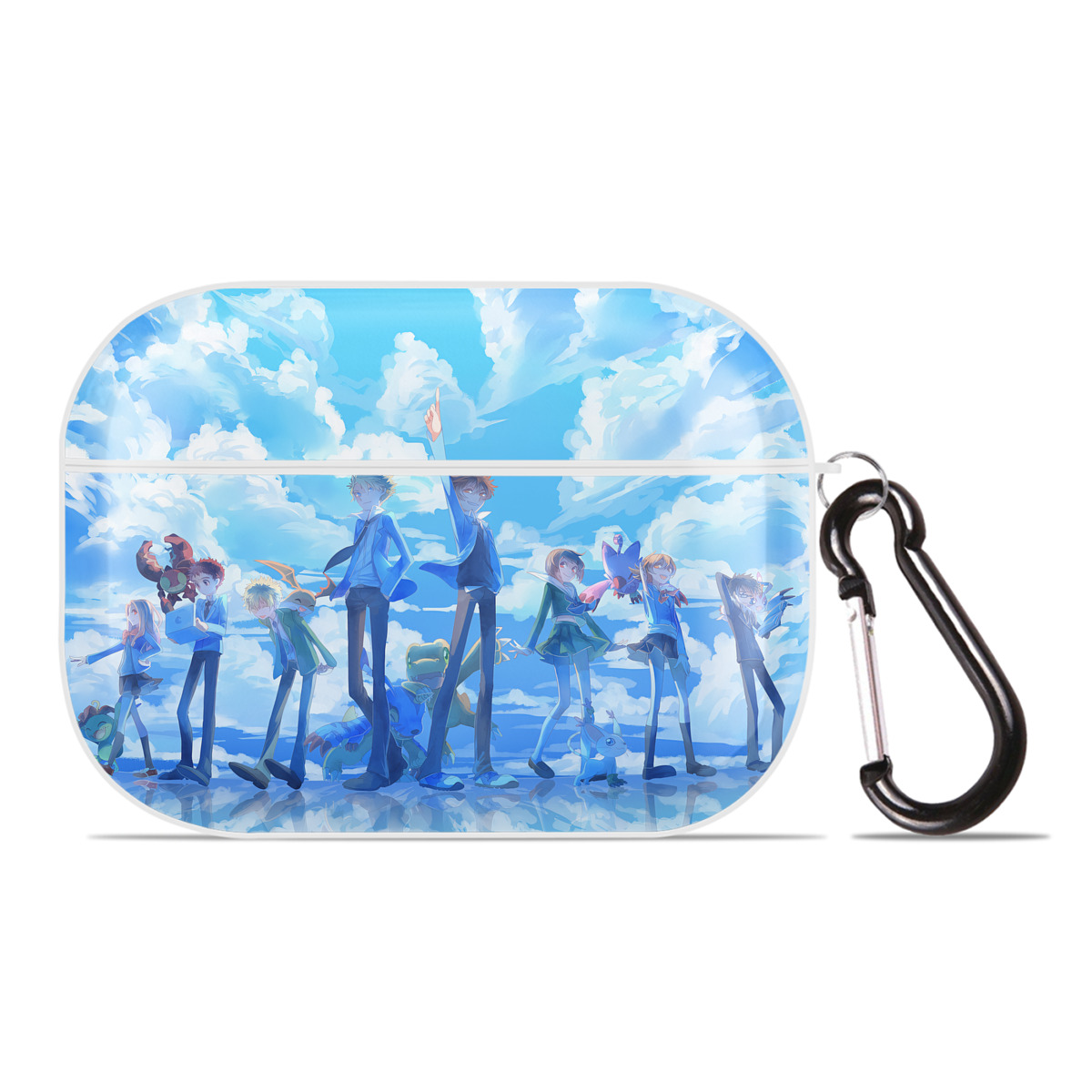 （画像用） Digimon デジタルモンスター/デジモン 【AirPods Pro用】ハードシェル保護ケース 耐衝撃・防指紋・カラビナ付き商品仕様