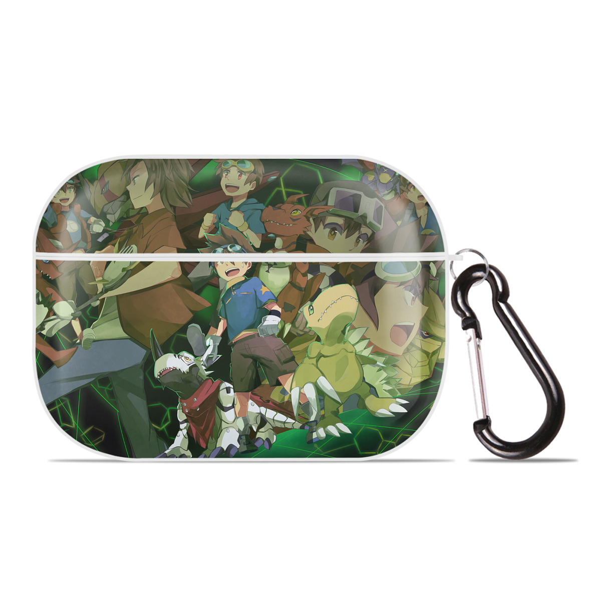 （画像用） Digimon デジタルモンスター/デジモン 【AirPods Pro用】ハードシェル保護ケース 耐衝撃・防指紋・カラビナ付き商品仕様