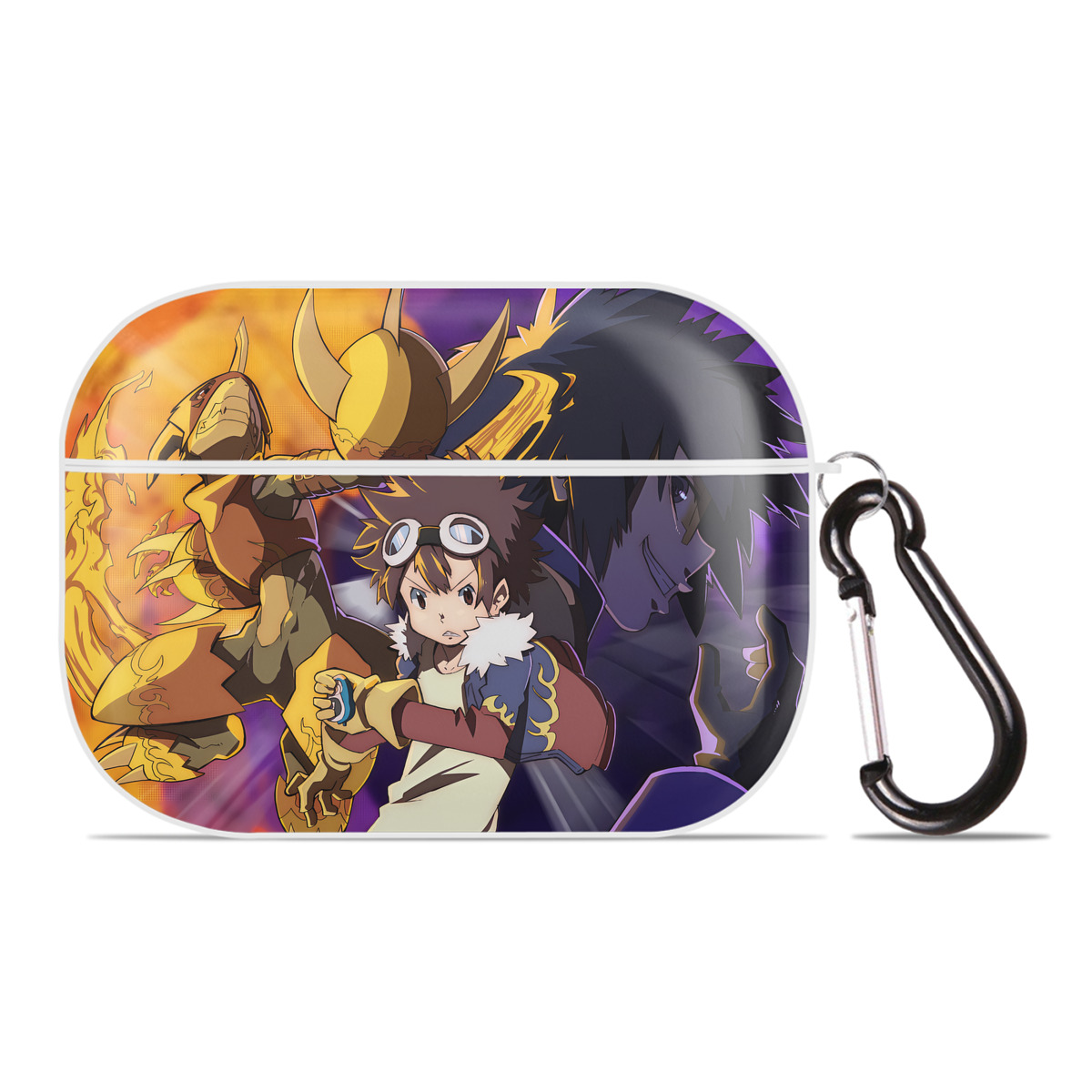 （画像用） Digimon デジタルモンスター/デジモン 【AirPods Pro用】ハードシェル保護ケース 耐衝撃・防指紋・カラビナ付き商品仕様