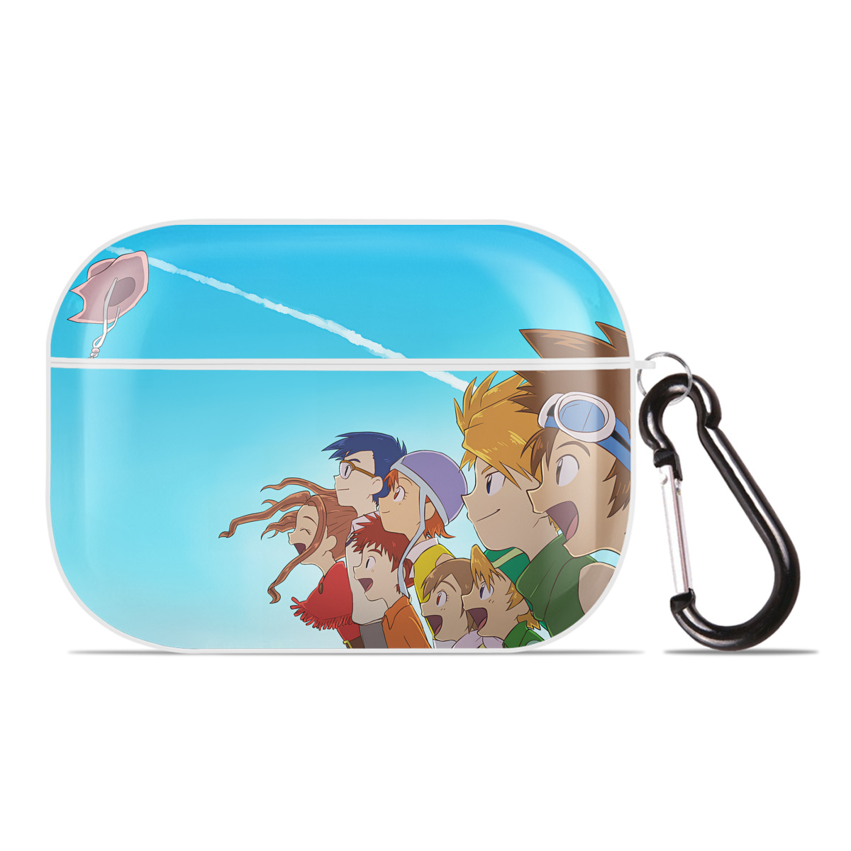 （画像用） Digimon デジタルモンスター/デジモン 【AirPods Pro用】ハードシェル保護ケース 耐衝撃・防指紋・カラビナ付き商品仕様