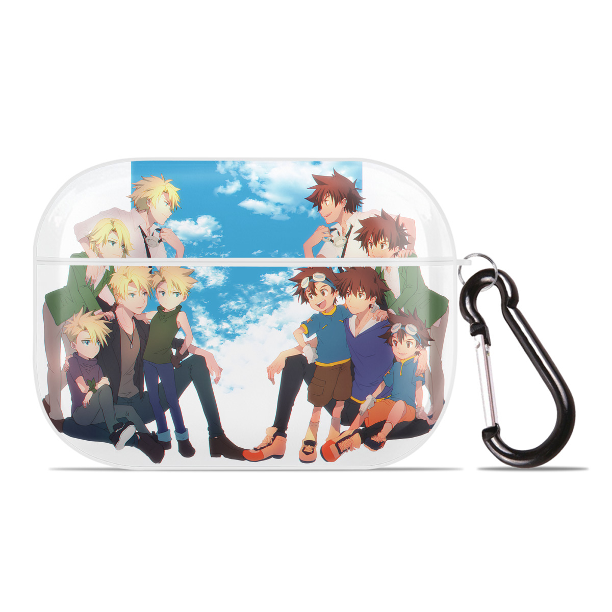 （画像用） Digimon デジタルモンスター/デジモン 【AirPods Pro用】ハードシェル保護ケース 耐衝撃・防指紋・カラビナ付き商品仕様