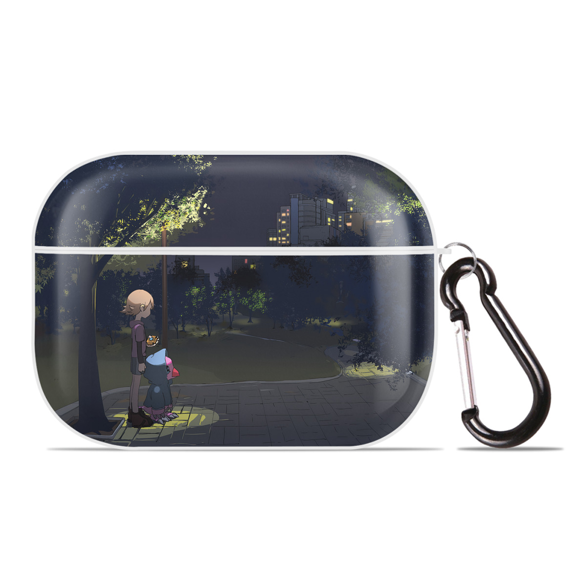 （画像用） Digimon デジタルモンスター/デジモン 【AirPods Pro用】ハードシェル保護ケース 耐衝撃・防指紋・カラビナ付き商品仕様