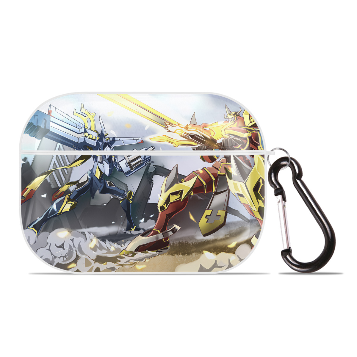（画像用） Digimon デジタルモンスター/デジモン 【AirPods Pro用】ハードシェル保護ケース 耐衝撃・防指紋・カラビナ付き商品仕様