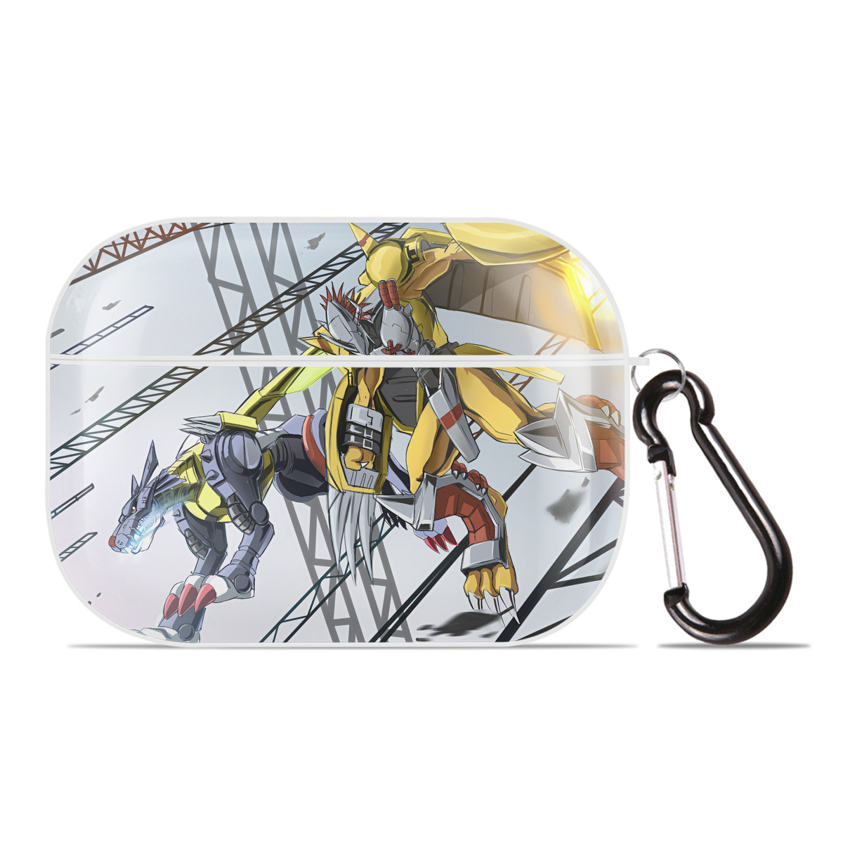 （画像用） Digimon デジタルモンスター/デジモン 【AirPods Pro用】ハードシェル保護ケース 耐衝撃・防指紋・カラビナ付き商品仕様