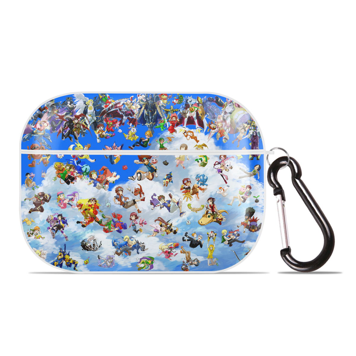 （画像用） Digimon デジタルモンスター/デジモン 【AirPods Pro用】ハードシェル保護ケース 耐衝撃・防指紋・カラビナ付き商品仕様