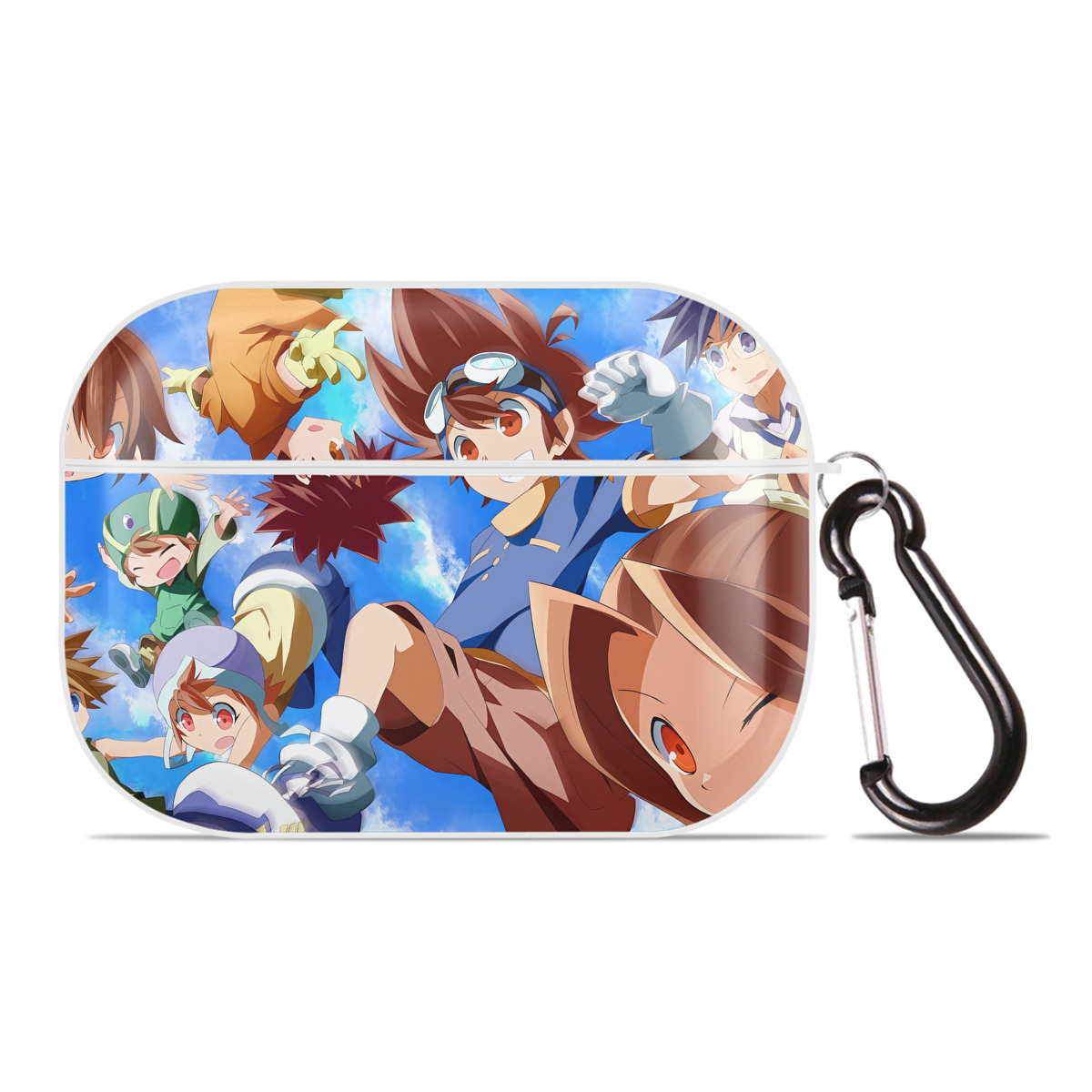 （画像用） Digimon デジタルモンスター/デジモン 【AirPods Pro用】ハードシェル保護ケース 耐衝撃・防指紋・カラビナ付き商品仕様