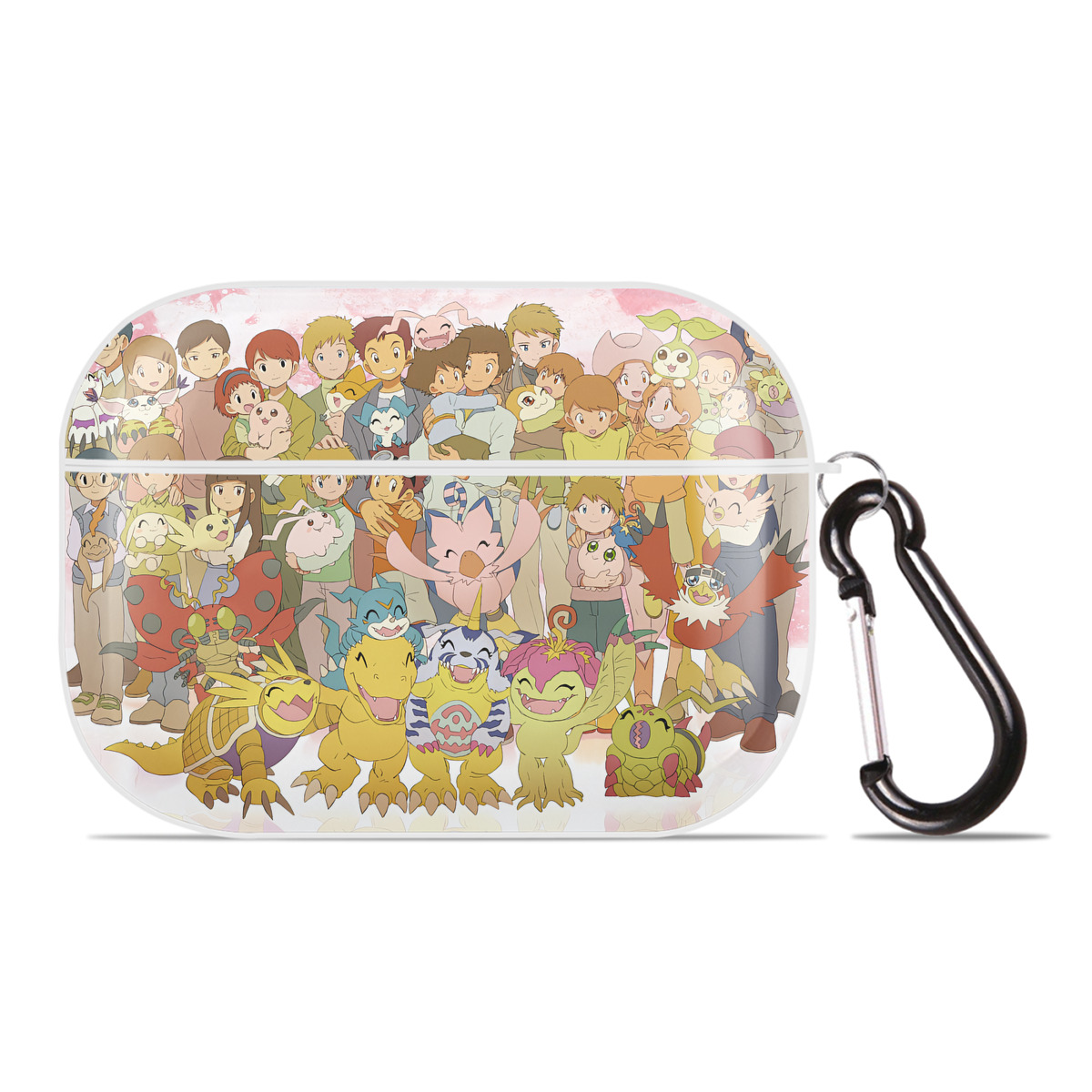 （画像用） Digimon デジタルモンスター/デジモン 【AirPods Pro用】ハードシェル保護ケース 耐衝撃・防指紋・カラビナ付き商品仕様