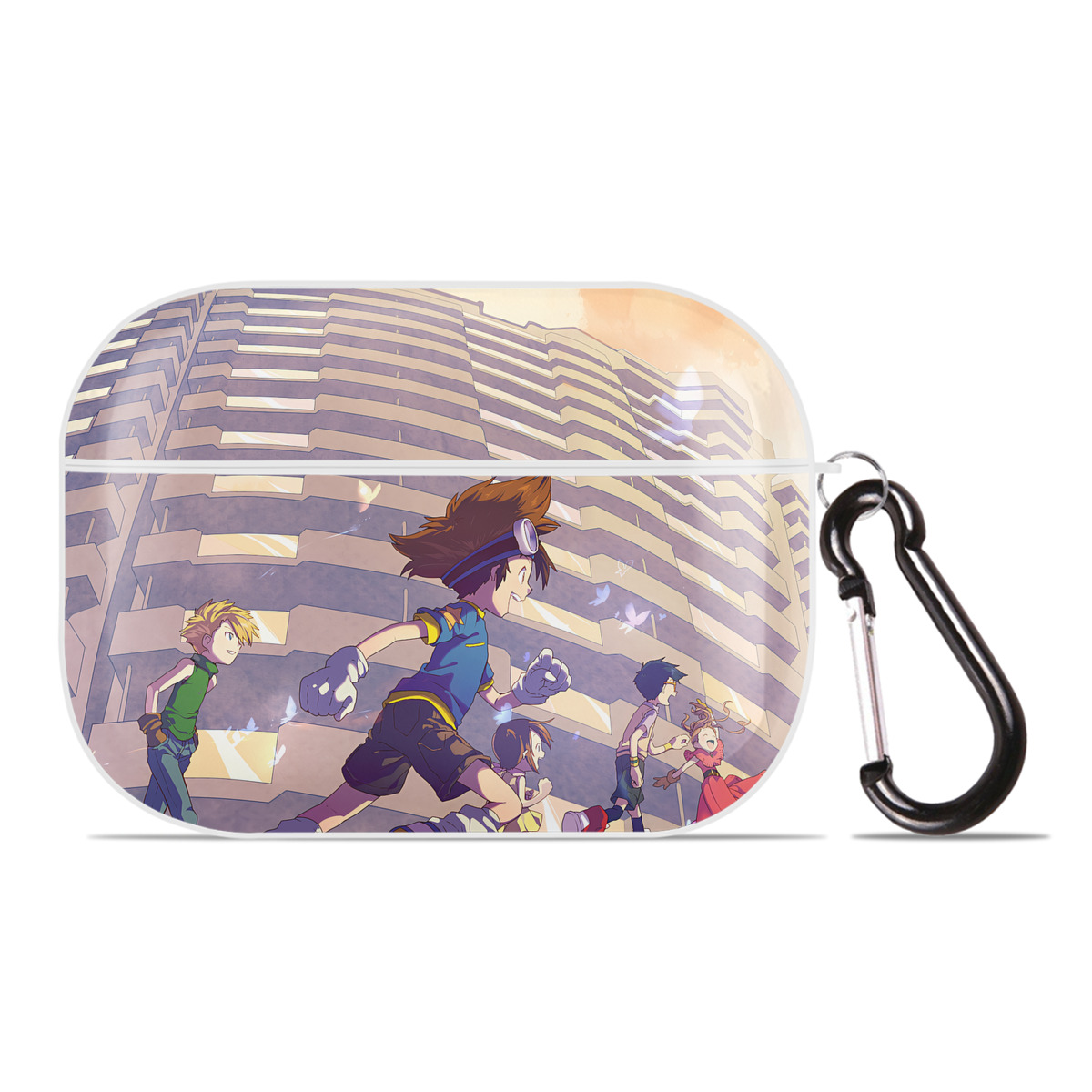 （画像用） Digimon デジタルモンスター/デジモン 【AirPods Pro用】ハードシェル保護ケース 耐衝撃・防指紋・カラビナ付き商品仕様