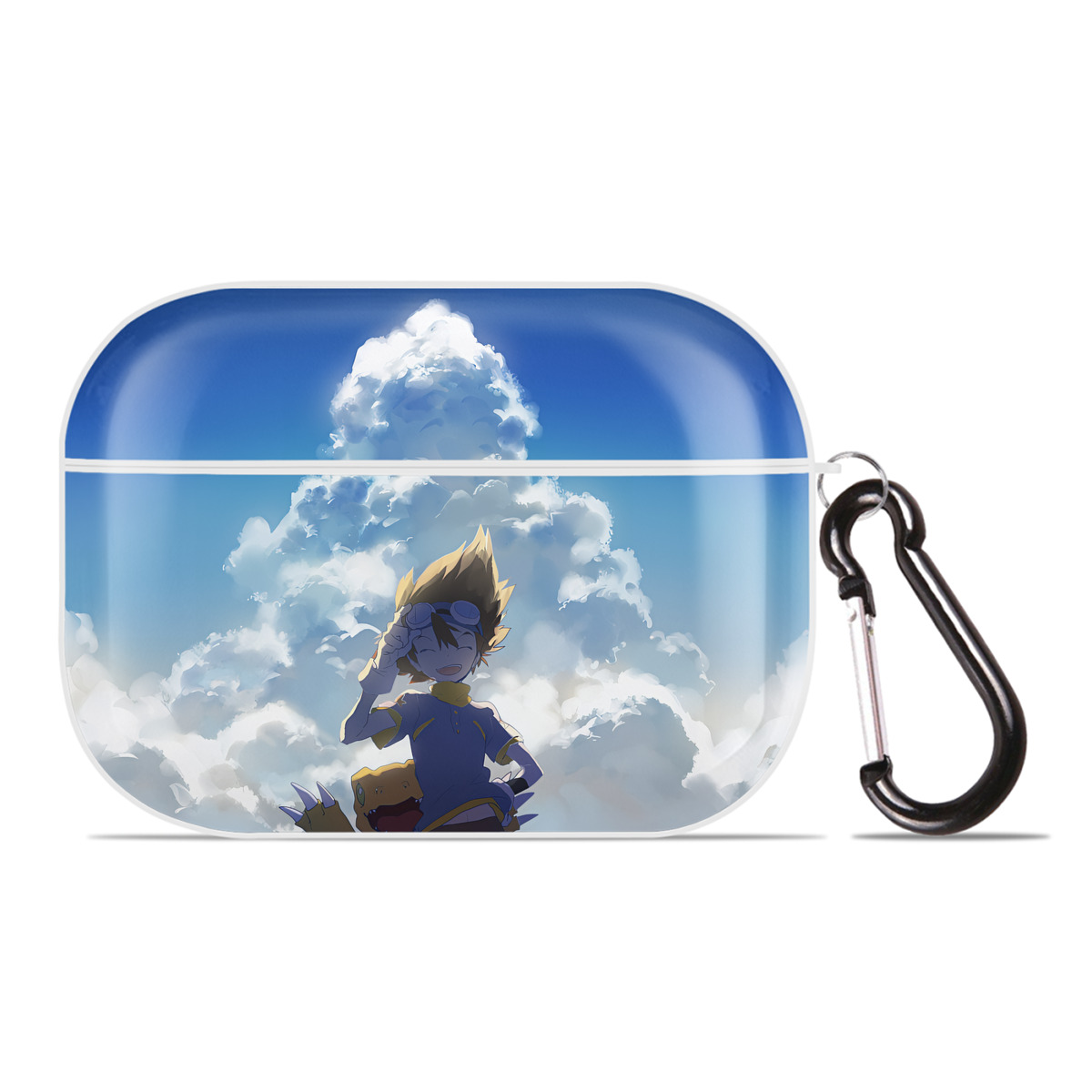 （画像用） Digimon デジタルモンスター/デジモン 【AirPods Pro用】ハードシェル保護ケース 耐衝撃・防指紋・カラビナ付き商品仕様